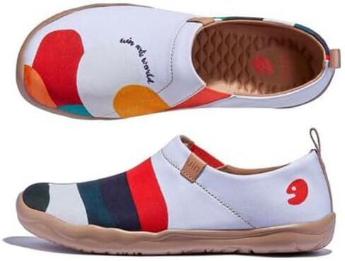 حذاء UIN للسيدات للمشي والسفر سهل الارتداء من القماش بدون كعب كاجوال خفيف الوزن ومريح على الموضة حذاء رياضي صيني Art in Kuwait