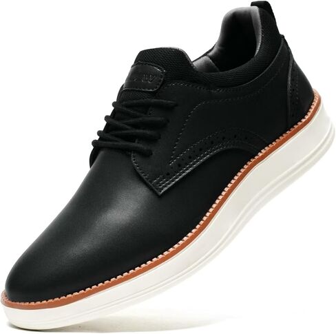 Men's Dress Sneakers Oxfords Shoes Business Wingtip Casual Walking Brogue Shoes in Kuwait