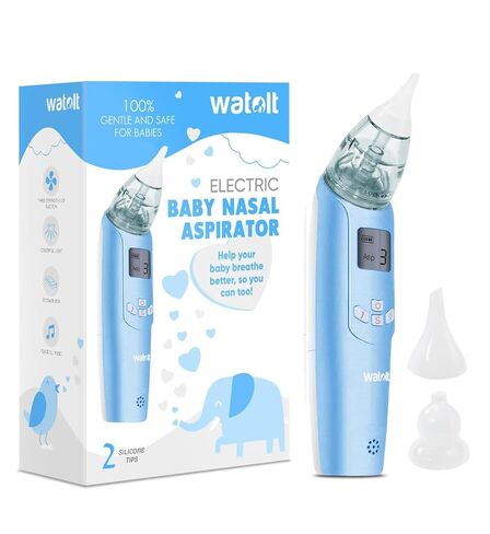 نتوء الطفل الأنفي - شفط الأنف الكهربائي للطفل - مصاصة بوجير أوتوماتيكي للرضع - مزيل المخاط الذي يعمل بالبطارية للأطفال الصغار in Kuwait