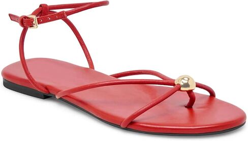 Strappy Flat Sandals for Women Comfortable Open Round Toe Sandals Dressy Beach Thong Flip Flop Slides in Saudi Arabia
