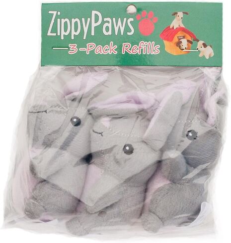 ZippyPaws Burrow Replacement Miniz - Unicorn 3-Pack, Rainbow Unicorn Toy with Squeakers, Plush Dog Toys for Aggressive Chewers, Summer Dog Toys, Rainbow Dog Pride Accessories in Kuwait