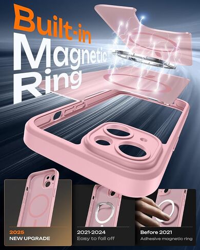TOCOL Magnetic for iPhone 14 Pro Case, Upgraded [Full Camera Protection] Fit for MagSafe [Military Grade Drop Tested] Translucent Matte Back Bumper for iPhone 14 Pro Case 6.1-Inch, Alpine Green in Kuwait