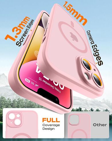 TOCOL Magnetic for iPhone 14 Pro Case, Upgraded [Full Camera Protection] Fit for MagSafe [Military Grade Drop Tested] Translucent Matte Back Bumper for iPhone 14 Pro Case 6.1-Inch, Alpine Green in Kuwait