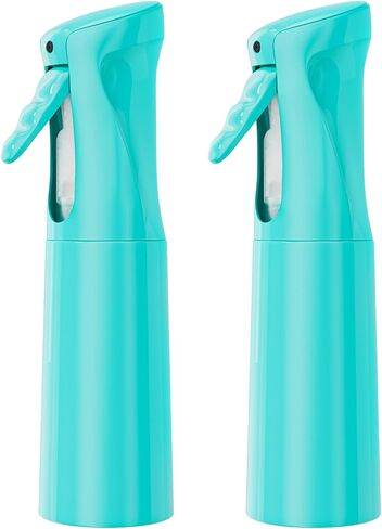Continuous Spray Bottle for Hair (10.1oz/300ml) 2 Pack Home Essentials Spray Bottles For Cleaning Empty Ultra Fine Water Mister Sprayer For Hairstyling Garden Plants Curly Hair Perfume Etc in Kuwait