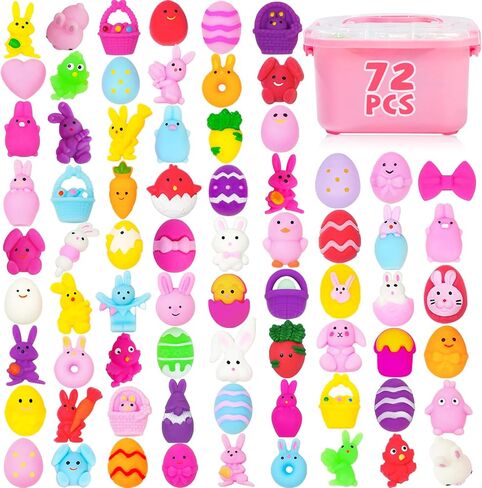 24PCS Christmas Mochi Squishy Toys for Party Favors, Xmas Squishies Bulk for Stocking Stuffer, Santa Squeeze Toys for Kids, Gifts, Presents, Advent Calendar, Classroom Prizes, Goodie Bags in Kuwait