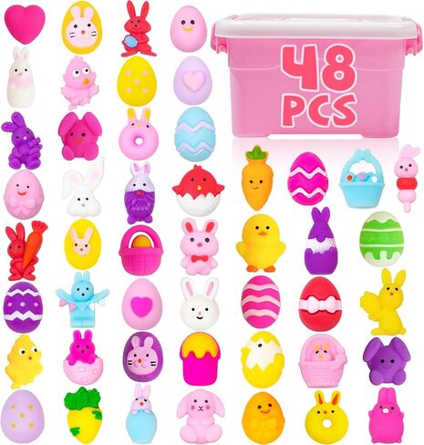 24PCS Christmas Mochi Squishy Toys for Party Favors, Xmas Squishies Bulk for Stocking Stuffer, Santa Squeeze Toys for Kids, Gifts, Presents, Advent Calendar, Classroom Prizes, Goodie Bags in Kuwait