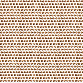 Mardi Gras Spot 33 Inch 7mm Round Metallic Orange Mardi Gras Beads - 6 Dozen (72 Necklaces) in Kuwait