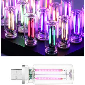 USB Car Interior LED Ambient Light – Touch Control Mood Light with 7 Color Modes, Dimmable LED Light Strip for Car, Nightstand, Camping, Party – Portable, Low Power (Frosted) in Kuwait