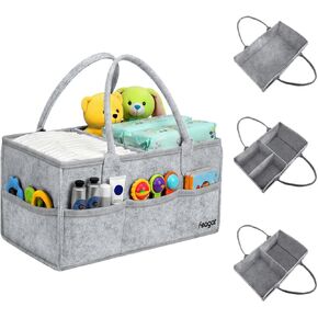 سلة تخزين Feargar - سلال الرف لتنظيم سلال الحبل القطن المنسوج للهدايا فارغة بمقابض ، سلة ألعاب صغيرة 13 × 8.7 × 5.1 'للخزانة ، والأرفف ، والحمام ، والمنزل ، و 3 عبوات بنية in Kuwait