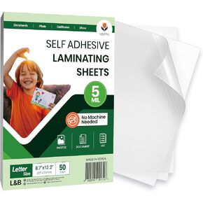 أوراق تغليف ذاتية اللصق مقاس 12.3 × 17.1 بوصة، 10 عبوات، سمك 4 مل، لا حاجة للحرارة أو الآلة، مقاومة للماء، ذاتية الغلق، سهلة التقشير واللصق، لمسة نهائية لامعة شديدة التحمل، من فيوليتو in Kuwait