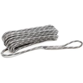 1/4 Inch x 65 Feet (6mm x 20m) Double Braided Polyester Rope - for Aborist Rigging Tree Work, Halyard, Sailing - High Strength Supporting for Camping, Hiking and Utility in Kuwait