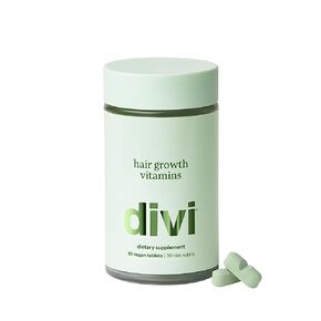 Divi Hair Vitamins for Women and Men - Made with Clean and Science-Backed Ingredients to Grow + Thicken - Create a Healthy Hair Environment - 30 Day Supply, 120 Count in Saudi Arabia