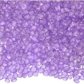 Sea Glass Stones for Crafts About 2.75LB (1180g/41.62oz) Brownish Yellow Glass Pebbles Gemstones Bulk for Aquarium Rocks Fish Tank Gravel Green Filler for Vases Centerpieces in Kuwait