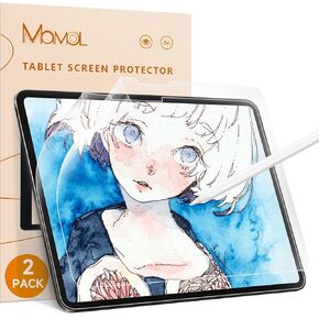 [عبوتان] واقي شاشة ورقي لجهاز Apple iPad Air 13 بوصة (2024، M2)/ iPad Air الجيل السادس، فلتر ضوء أزرق غير لامع مضاد للوهج، يكتب كورق حقيقي/حساسية عالية/خالي من الفقاعات in Kuwait