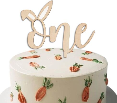 قطعة علوية للكيك من الخشب - قطعة علوية لكعكة عيد الميلاد الأول، قطعة علوية واحدة للكيك ذهبية لامعة لحفلة عيد الميلاد الأول، والذكرى السنوية، وتحطيم الكيك، ودعم الصور.. in Kuwait