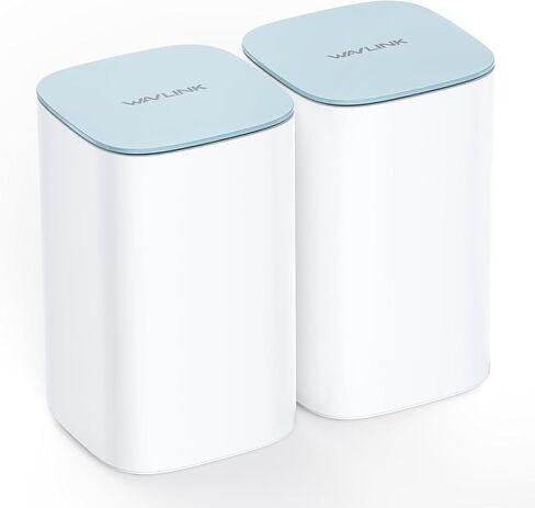 نظام شبكي WAVLINK AX3000 WiFi6، جهاز توجيه/موسع VPN للمنزل بالكامل ثنائي النطاق - يغطي ما يصل إلى 4800 قدم مربع، توصيل 256 جهازًا، هوائيات 5x5dBi، 2x2 MU-MIMO وOFDMA، تشكيل الشعاع، إدارة التطبيقات، 3 حزم in Saudi Arabia