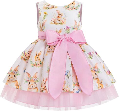 Baby Girl Strawberry Cow Butterfly Floral Tulle Dress Toddler Smocked Back Birthday Outfits Flower Girl Wedding Dress in Saudi Arabia
