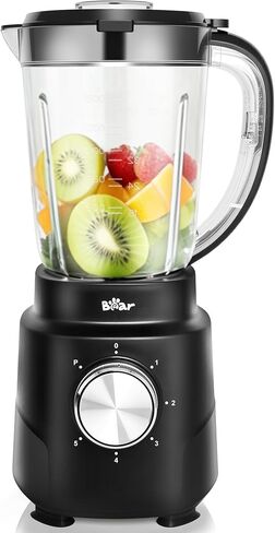 Bear Blender, 2024 New 700W Smoothie Countertop Blender with 40oz Blender Cup for Shakes and Smoothies, 3-Speed for Crushing Ice, Puree and Frozen Fruit with Autonomous Clean in Kuwait