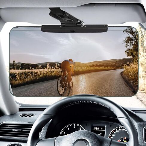موسع Sun Visor للسيارات ， موسع شمس الشمس المستقطب القابل للتعديل ， استقطاب شمس السيارة ， تمديد قيادة آمن للوهج/الأشعة فوق البنفسجية ， مقطع ، عالمي (عالمي ، ل) in Saudi Arabia