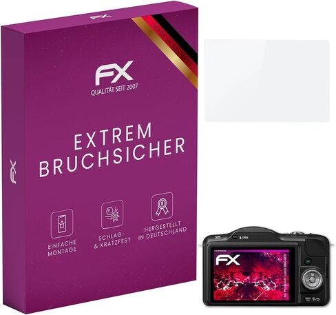 Screen Protector compatible with Panasonic Lumix DMC-GF3 Screen Protection Film, anti-reflective and shock-absorbing FX Protector Film (3X) in Saudi Arabia