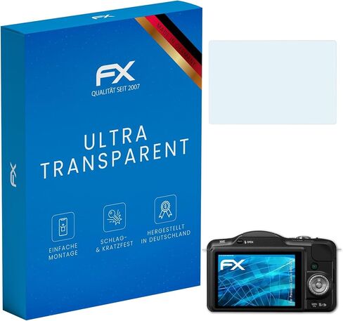 Screen Protector compatible with Panasonic Lumix DMC-GF3 Screen Protection Film, anti-reflective and shock-absorbing FX Protector Film (3X) in Saudi Arabia