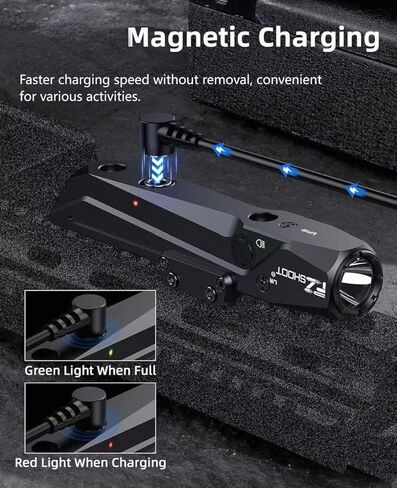 EZshoot 1700 Lumens Tactical Laser Light Combo for Rifle with Magnetic Rechargeable, Rifle Light Rechargeable Compatible with Picatinny and M-Rail, Rifle Flashlight for Home Defense, Hunting in Kuwait