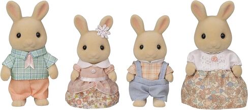 Calico Critters, Sweetpea Rabbit Family, Dolls, Dollhouse Figures, Collectible Toys, 3 inches in Saudi Arabia