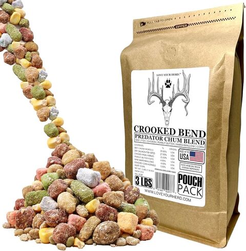 Chum Predator Blend, Lure Coyote, Raccoon, Opossum, Fox, Skunk, Mink, Weasel, Bobcat, Weasel, Black Bear, Feral Cat, Wild Dog, Hog & Bait Wild Game Animals in Kuwait