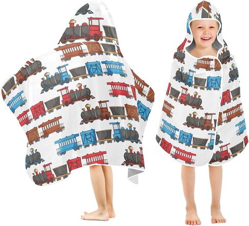 Kids Beach Towel for Boys Girls, Horse Bath Towel Wrap, Baby Hooded Towels, Toddler Soft Pool Swim Towels in Kuwait