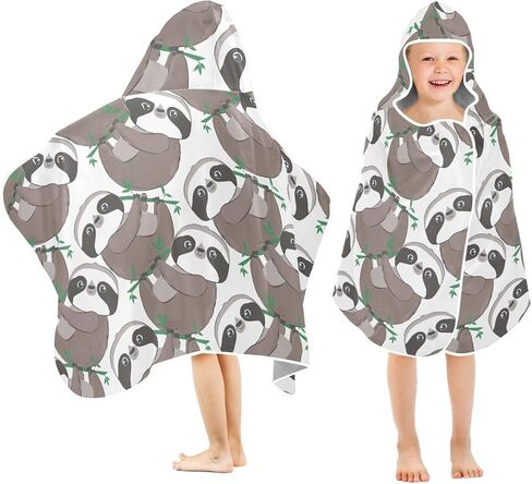 Kids Beach Towel for Boys Girls, Horse Bath Towel Wrap, Baby Hooded Towels, Toddler Soft Pool Swim Towels in Kuwait