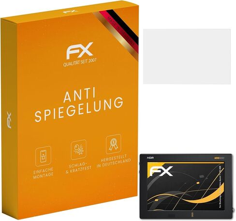 Plastic Glass Protective Film compatible with Blackmagic Design Video Assist 7 12G HDR Glass Protector, 9H Hybrid-Glass FX Screen Protector in Kuwait