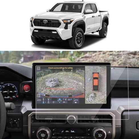 ل 2024 تويوتا تاكوما واقي للشاشة من الزجاج المقسى 14 بوصة شاشة ملاحة تعمل باللمس 9H ملحقات مضادة للخدش عالية الوضوح in Kuwait