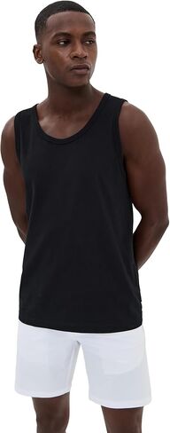 Men's Lightweight Jersey Slim Tank Top in Kuwait