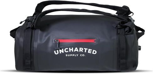 Uncharted Supply Co. The Vault Waterproof Duffel Bag - Airtight bag with Backpack Straps, Carry-On Size, Perfect for travel, boating, camping, recreation. in Kuwait