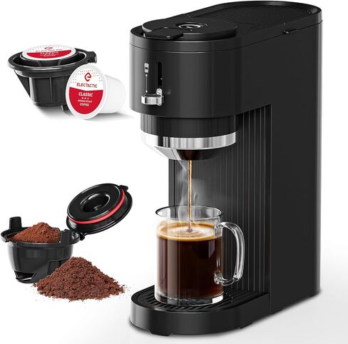 10-Cup Drip Coffee Maker, 24-Hour Programmable Coffee Brewer, Touch Screen, Coffee Strength Control, Reusable Filter, Coffee Pot, Energy Saving Auto Shut Off in Saudi Arabia
