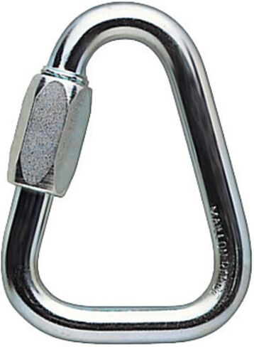 Petzl P11 8bn Delta Triangular Steel Link Quick ، ​​8 مم ، أسود in Saudi Arabia
