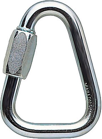 PETZL P11 8BN Delta Triangular Steel Quick Link, 8 mm, Black in Saudi Arabia