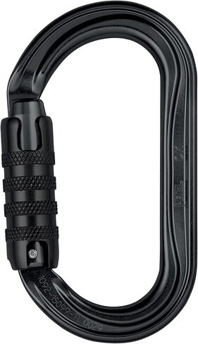 PETZL P11 8BN Delta Triangular Steel Quick Link, 8 mm, Black in Saudi Arabia