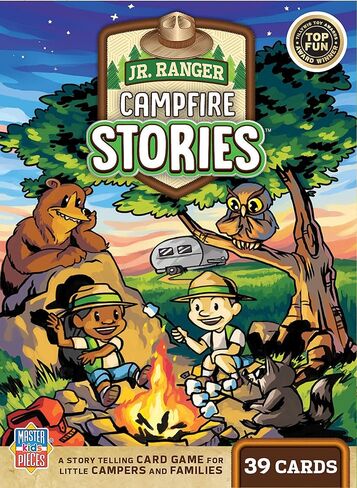 MasterPieces Licensed Kids Games - Jr Ranger - Campfire Stories Kids Card Game Games for Kids & Family, Laugh and Learn in Kuwait