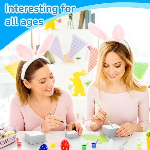 Amylove 48 Pack Craft Foam Blocks 4x4x2 Non Squishy Square White Flower Foam Cubes Sculpting EPS Polystyrene Block for DIY Christmas School Kids Floral Arrangement Modeling Sculpture Art Project in Kuwait