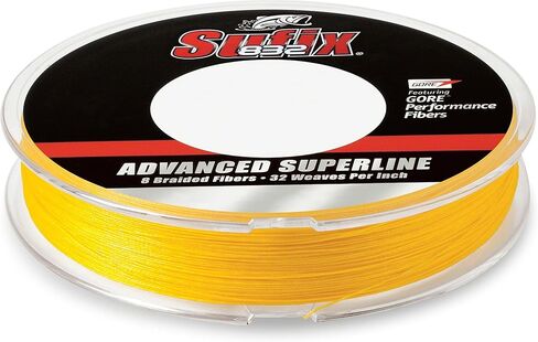 Sufix, 832 Advanced Superline, 8 lbs Tested, 0.007" Diameter, 300 Yards, Low Vis Green (660-108G) in Kuwait