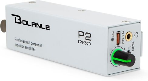 P2 USB C Portable في مضخم مراقبة الأذن ، AMP سماعة الرأس مع إخراج إدخال XLR و TRS 3.5 مم ، مضخم سماعة الرأس مع مفتاح استريو/أحادي للوحة المفاتيح ، عازفي الطبول ، الغيتار (قناة واحدة بيضاء) in Kuwait