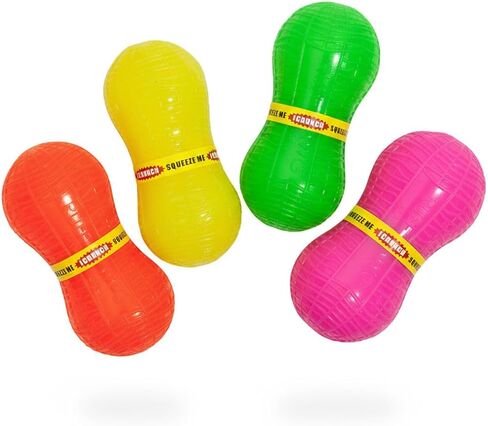 Ruff Dawg Peanut Crunch Rubber Dog Toy Assorted Neon Colors in Saudi Arabia