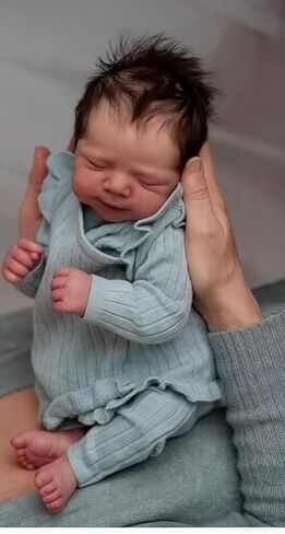 Zero Pam 18 inch Lifelike Twin Reborn Baby Dolls Girl,Cheap Realistic Silicone Newborn Baby Doll Twins with Soft Weighted Cloth Body Full Vinyl Limbs Real Looking Babies Boy Dolls with Accessories in Kuwait