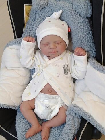 Zero Pam 18 inch Lifelike Twin Reborn Baby Dolls Girl,Cheap Realistic Silicone Newborn Baby Doll Twins with Soft Weighted Cloth Body Full Vinyl Limbs Real Looking Babies Boy Dolls with Accessories in Kuwait