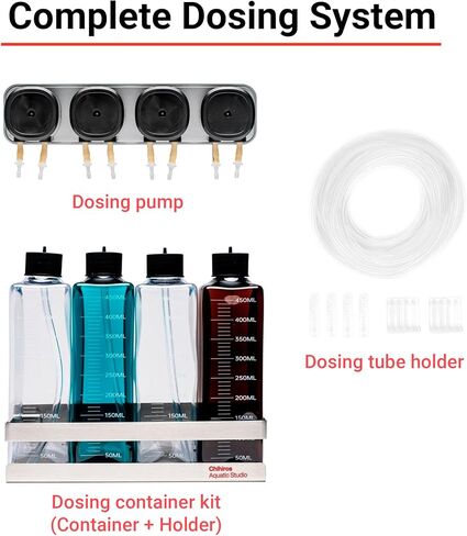 Chihiros Dosing Tube Holder with Tube - Aquarium Tube Holder - Transparent Tube Holder for Aquatic Tanks - Aquarium Soft Tube Holder - Easy to Use Tube Holder for Dosing Pump - Reliable Dosing Pump in Kuwait