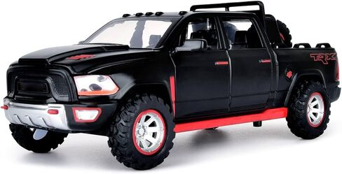 RAM 1500 Pickup Truck Toys for Boy Age 4-7 Diecast Metal Model Trucks Open Door Pull Back Toy Cars with Lights and Sound Gift for Kids 3-8 Years in Kuwait
