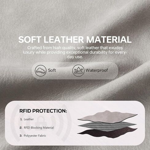 محافظ كروسودي للنساء ، أكياس متوسطة الأكياس للنساء للنساء من الجلد الناعم الكتف محفظة سفر عصرية مبنية على محفظة مع حزام رمادي قابل للتعديل in Kuwait