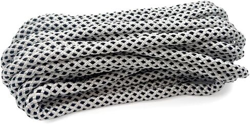 1/4 Inch x 65 Feet (6mm x 20m) Double Braided Polyester Rope - for Aborist Rigging Tree Work, Halyard, Sailing - High Strength Supporting for Camping, Hiking and Utility in Kuwait