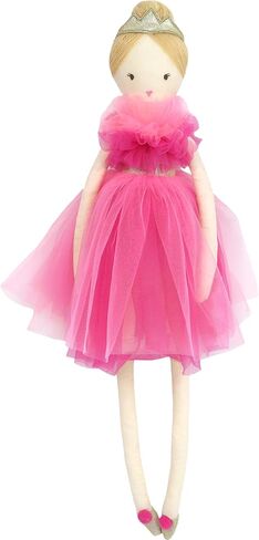 MON AMI Charlotte The Ballerina Stuffed Doll - 15", Plush Ballerina Doll for Girls, Use as Toy or Room Decor for Kids of All Ages in Kuwait
